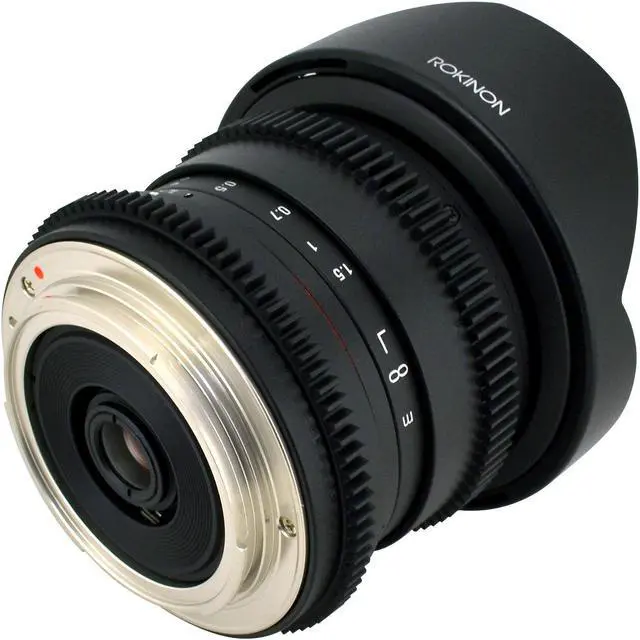 Alt view image 9 of 12 - Rokinon 8mm t/3.8 Fisheye Cine VDSLR Lens for Nikon #RKHD8MV-N