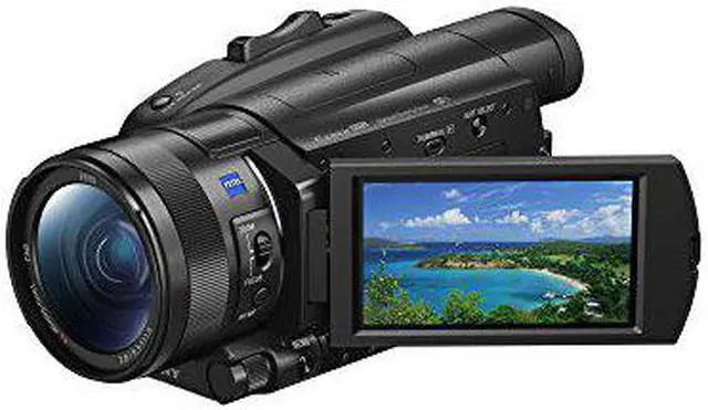 Alt view image 5 of 10 - Sony Handycam FDR-AX700 4K HD Video Camera Camcorder (Intl Model) With 128GB Memory Card + Carrying Case + HDMI Cable and more - Starter Kit