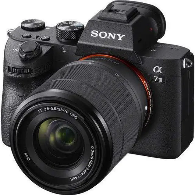 Alt view image 2 of 8 - Sony Alpha a7 III Mirrorless Camera with 28-70mm Lens ILCE7M3K/B With Sony FE 85mm Lens, Soft Bag, Additional Battery, 64GB Memory Card, Card Reader , Plus Essential Accessories