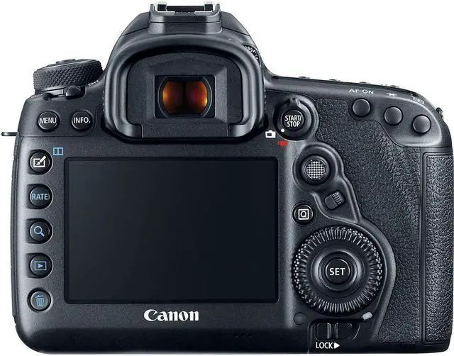 Alt view image 4 of 5 - Canon EOS 5D Mark IV DSLR Camera with 50mm f/1.8 STM Lens + Wrist Strap + Wireless Remote + UV Protection Filter + Case + Tripod + Card Reader - Intl Model