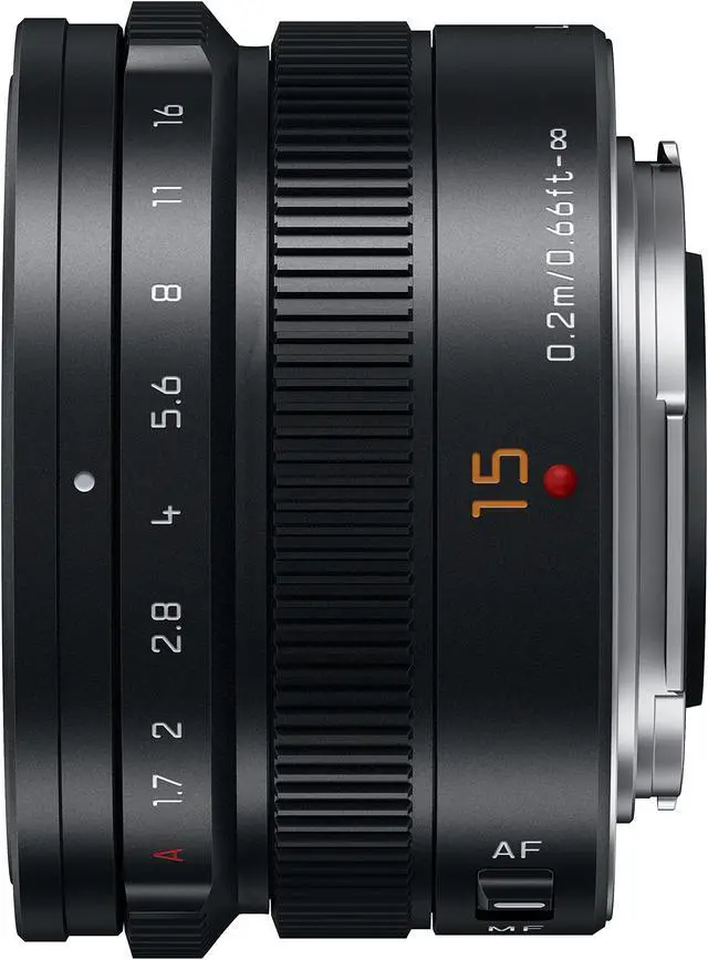 Alt view image 18 of 20 - Panasonic LUMIX G Leica DG Summilux 15mm f/1.7 Lens (Black)