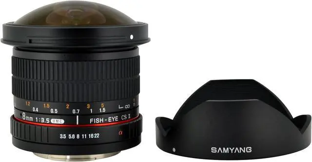 Alt view image 15 of 20 - Rokinon 8mm f/3.5 HD UMC Fisheye Lens with Removable Hood (for Sony Alpha E-Mount Cameras)