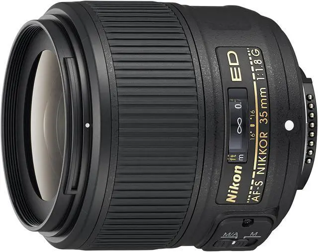 Main image of Nikon AF-S NIKKOR 35mm f/1.8G ED Fixed Zoom Lens with Auto Focus for Nikon DSLR Cameras