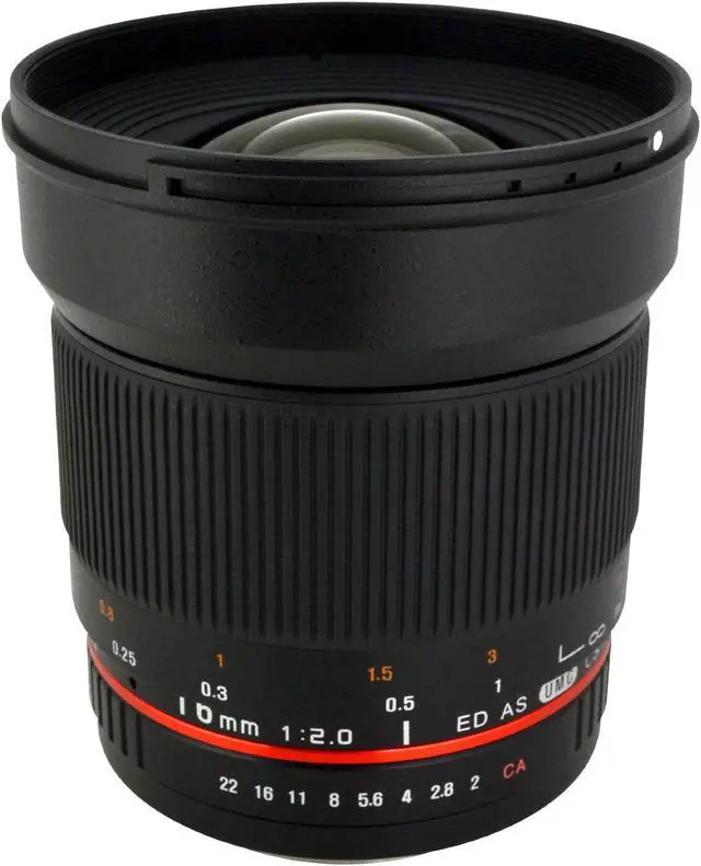 Alt view image 2 of 5 - Rokinon 16mm f/2.0 ED AS UMC CS Lens for Micro Four Thirds Mount Cameras