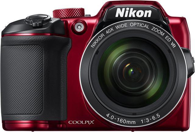 Refurbished: Nikon COOLPIX B500 Digital Camera (Red) - Newegg.com