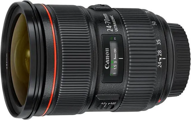 Main image of Canon 5175B002-cr EF 24-70mm F/2.8L II USM Standard Zoom Lens, Black (Renewed)