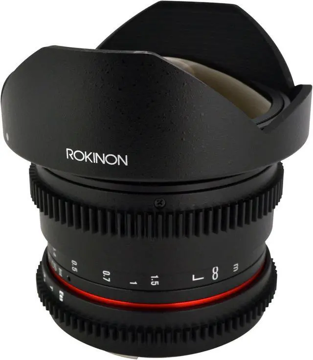 Alt view image 8 of 12 - Rokinon 8mm t/3.8 Fisheye Cine VDSLR Lens for Nikon #RKHD8MV-N