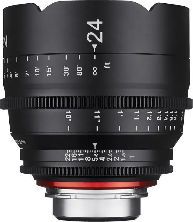 Alt view image 10 of 20 - Rokinon Xeen 24mm T1.5 Cine Lens for PL-Mount #XN24-PL