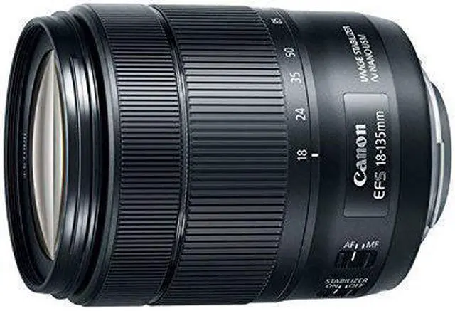 Alt view image 2 of 4 - Canon EF-S 18-135mm f/3.5-5.6 Image Stabilization USM Lens (Black) (Renewed)