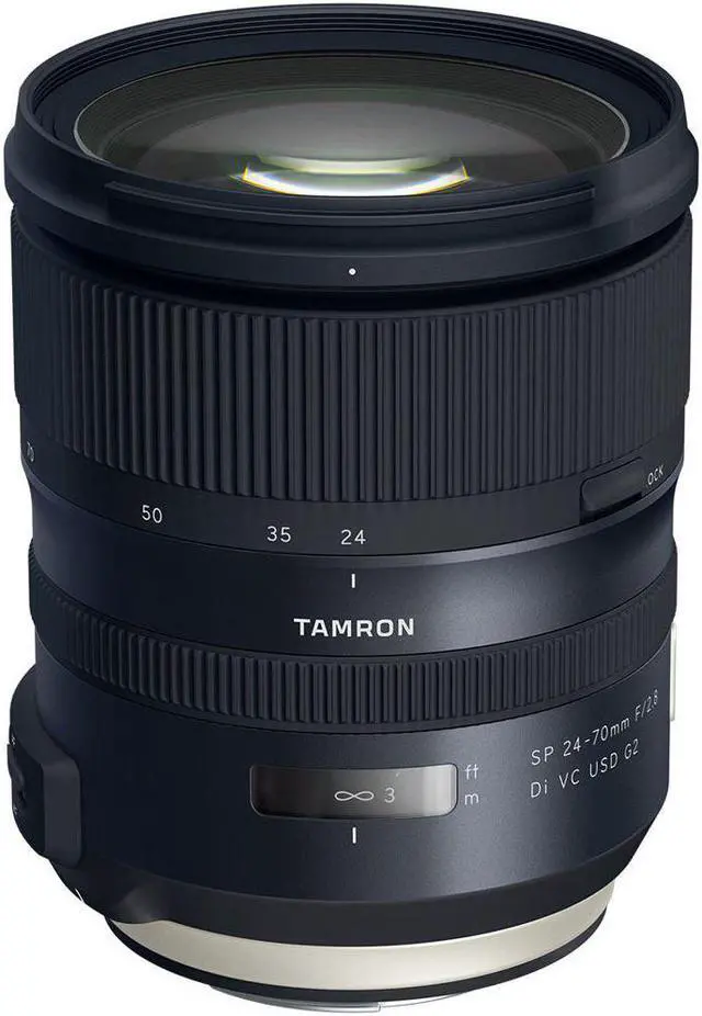 Alt view image 2 of 4 - 6Ave Tamron SP 24-70mm f/2.8 Di VC USD G2 Lens Canon EF (International Model) + 82mm UV Filter + Lens Cap Keeper + Micro