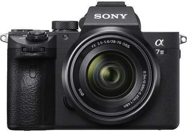 Alt view image 3 of 8 - Sony Alpha a7 III Mirrorless Camera with 28-70mm Lens ILCE7M3K/B With Sony FE 85mm Lens, Soft Bag, Additional Battery, 64GB Memory Card, Card Reader , Plus Essential Accessories