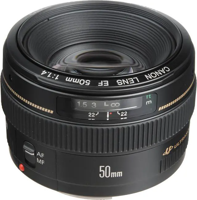 Alt view image 3 of 4 - Canon EF 50 1.4 USM 58MM Lens (International Model) + Cleaning Kit