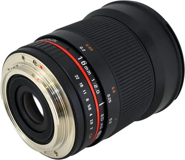 Alt view image 4 of 5 - Rokinon 16mm f/2.0 ED AS UMC CS Lens for Micro Four Thirds Mount Cameras