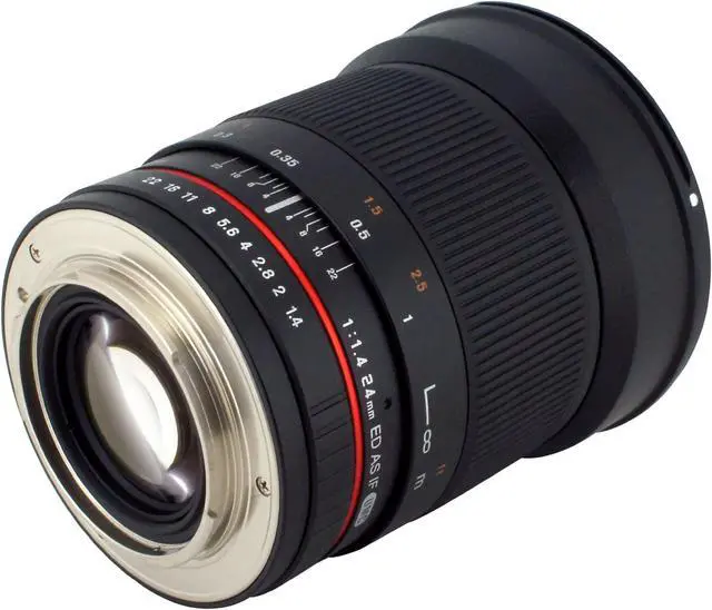 Alt view image 3 of 4 - Rokinon 24mm F/1.4 Aspherical Wide Angle Lens for Sony A RK24M-S