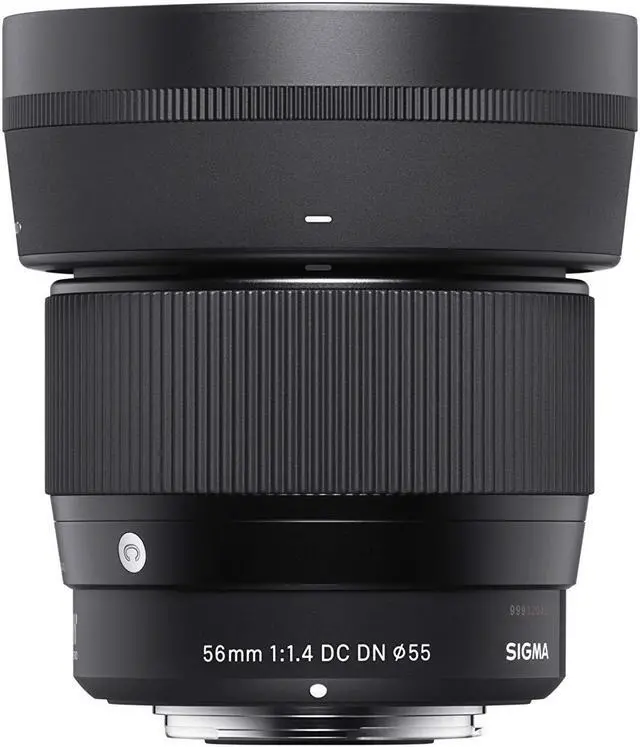 Alt view image 3 of 4 - Sigma 56mm for E-Mount (Sony) Fixed Prime Camera Lens, Black (351965)