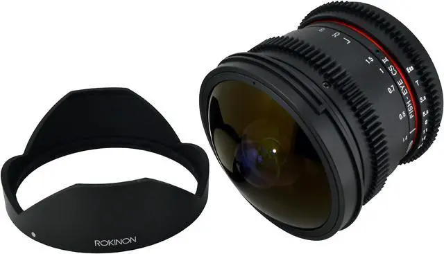 Alt view image 10 of 12 - Rokinon 8mm t/3.8 Fisheye Cine VDSLR Lens for Nikon #RKHD8MV-N