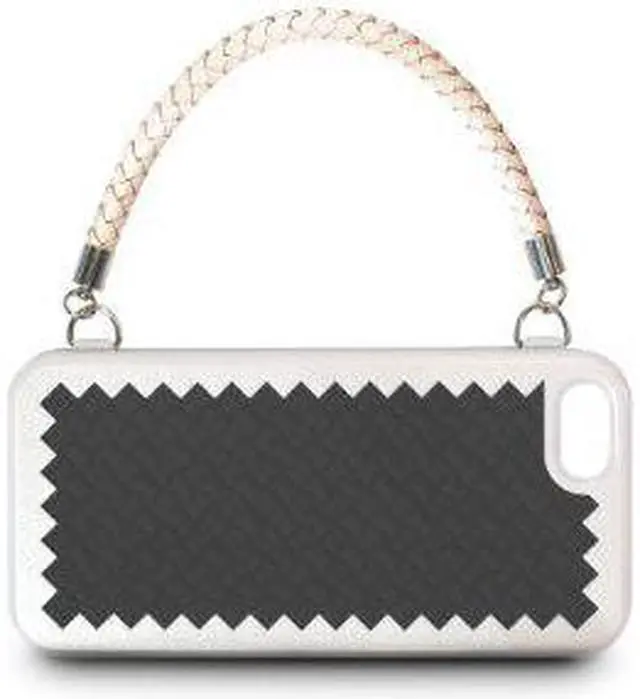 Alt view image 2 of 4 - The Joy Factory New York Woven Handbag Case with Handle for for iPhone5/5S, CSD123- 1 Pack - Retail Packaging - Black