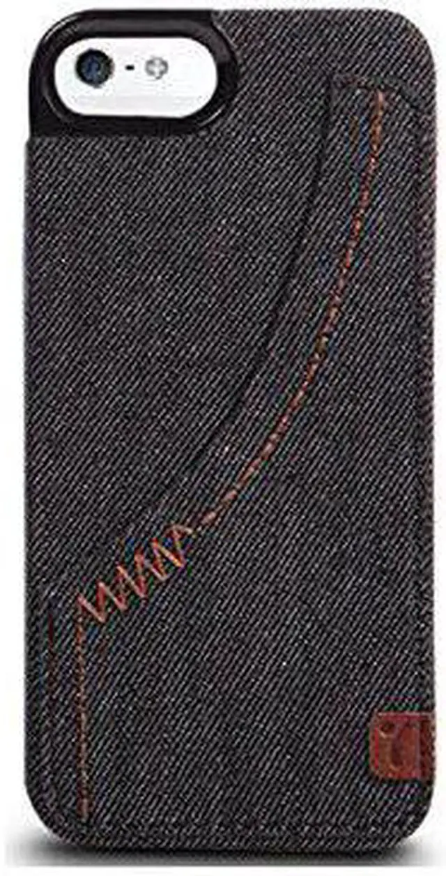 Main image of The Joy Factory Denim Premium Denim Hardshell Case with Pocket for iPhone5/5S, CSD111 (Smoke)