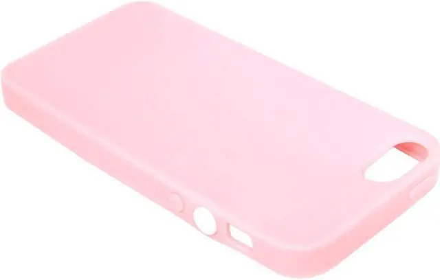 Alt view image 4 of 4 - The Joy Factory Jugar Soft Silicone Case with Metal Frame for iPhone5/5S, CSD103  (Soft Pink)