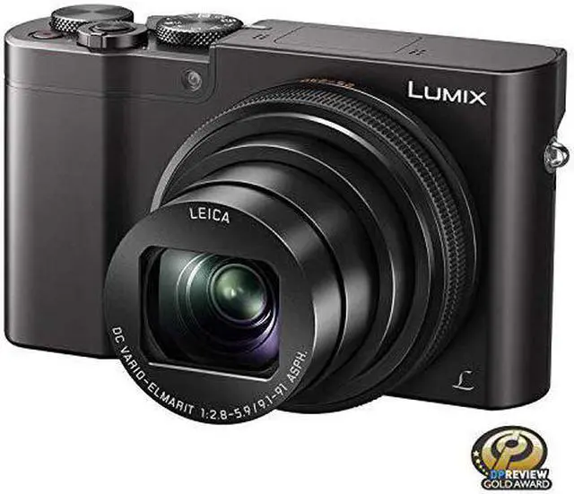 Alt view image 10 of 20 - Panasonic LUMIX ZS100 20.1MP 4K Digital Camera (Black) Holiday Bundle