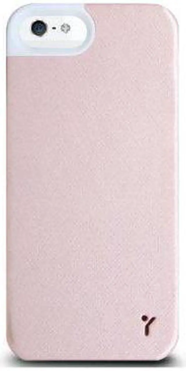 Alt view image 2 of 4 - The Joy Factory Royce Premium Synthetic Leather Hardshell Case for iPhone5/5S, CSD116 (Pink)