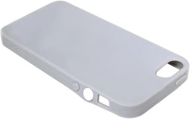 Alt view image 3 of 4 - The Joy Factory Jugar Soft Silicone Case with Metal Frame for iPhone5/5S, CSD101 (Gray)