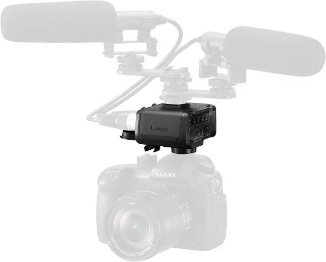 Alt view image 17 of 20 - Panasonic Lumix DMW-XLR1 XLR Professional Microphone Adapter for DC-GH5 Camera