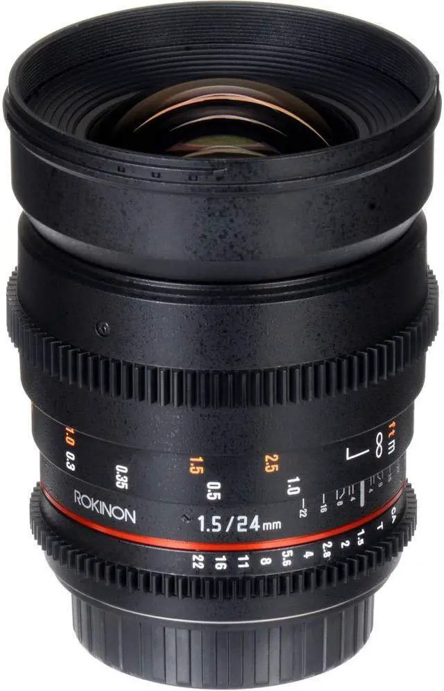 Alt view image 3 of 4 - ROKINON 24MM T/1.5 CINE Lens Nikon + Deluxe Lens Cleaning Kit