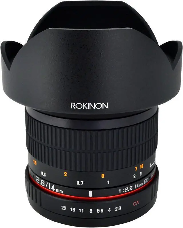 Alt view image 14 of 15 - Rokinon 14mm F/2.8 Ultra Wide Angle Lens for Olympus 4/3