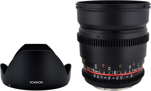 Alt view image 20 of 20 - Rokinon CV16M-NEX 16mm T2.2 Cine Wide Angle Lens for Sony E-Mount Cameras