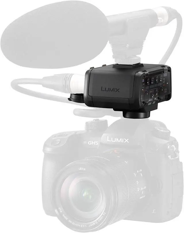 Alt view image 16 of 20 - Panasonic Lumix DMW-XLR1 XLR Professional Microphone Adapter for DC-GH5 Camera