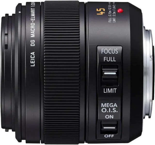 Alt view image 4 of 4 - PANASONIC LUMIX G LEICA DG MACRO-ELMAR LENS, 45MM, F2.8 ASPH., PROFESSIONAL MIRRORLESS MICRO FOUR THIRDS, MEGA OPTICAL I