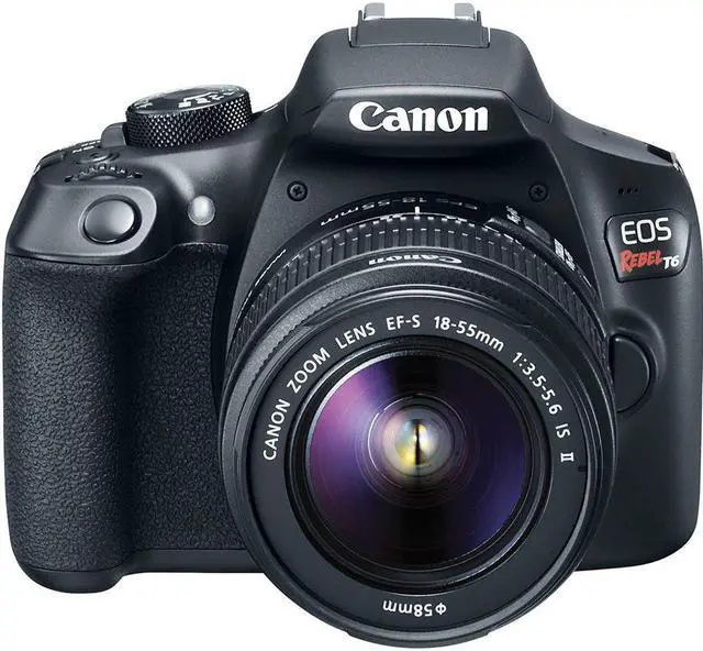 Alt view image 5 of 5 - Canon EOS Rebel T6 DSLR Camera with 18-55mm Lens