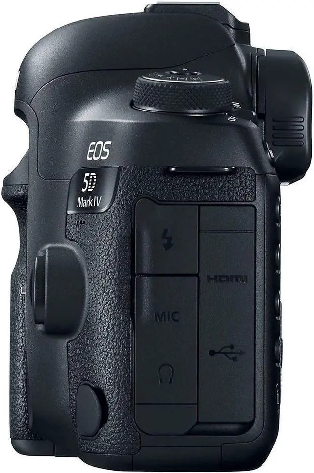 Alt view image 4 of 4 - Canon EOS 5D Mark IV DSLR Camera (Body Only) + Wrist Strap + Wireless Remote + Condenser Microphone + Case + Tripod + Card Reader - Intl Model