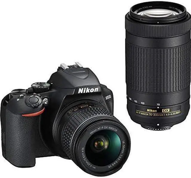 Alt view image 5 of 5 - Nikon D3500 DSLR Camera with 18-55mm and 70-300mm Lenses