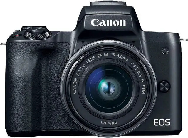 Alt view image 4 of 4 - Canon EOS M50 Mirrorless Camera Kit w/EF-M15-45mm  (Black) USA Model (Kit Box)