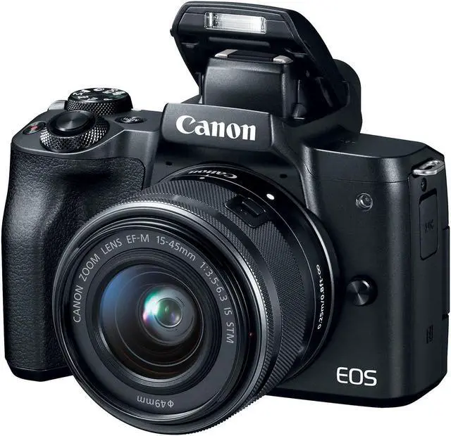 Alt view image 3 of 4 - Canon EOS M50 Mirrorless Camera Kit w/EF-M15-45mm  (Black) USA Model (Kit Box)