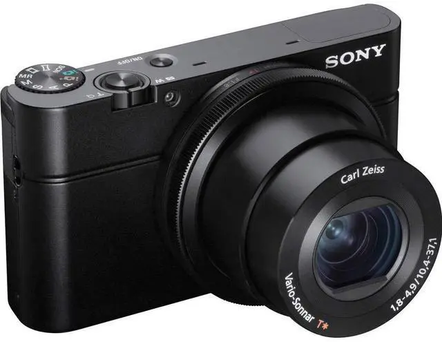 Alt view image 4 of 4 - Sony Cyber-shot DSC-RX100 Camera DSCRX100/B With Soft Bag, 64GB Memory Card, Card Reader , Plus Essential Accessories