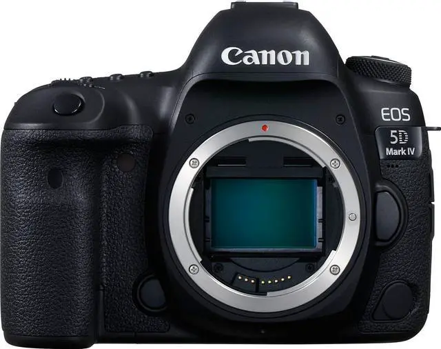 Alt view image 3 of 4 - Canon EOS 5D Mark IV DSLR Body, BG-E20 Battery Grip, FotoPro X-Go Max Carbon Fib