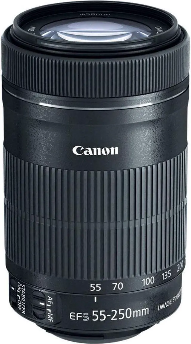 Alt view image 3 of 4 - Canon EF-S 55-250mm f/4-5.6 IS STM Lens (8546B002) + Filter + BackPack + More