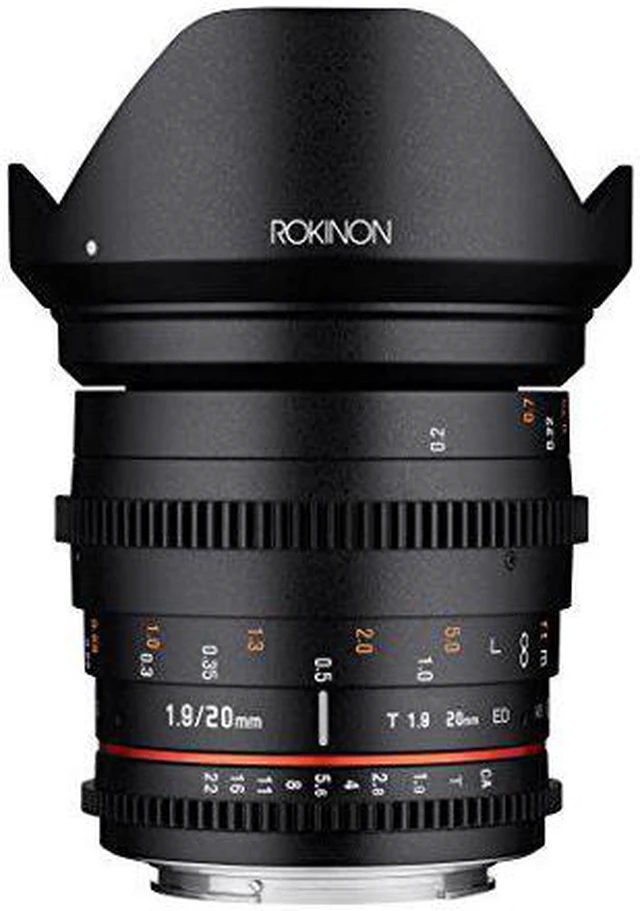 Alt view image 5 of 9 - Rokinon 20mm T1.9 Ultra Wide Angle Cine DS Lens for Canon EF Mount #DS20M-C