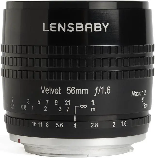 Alt view image 6 of 9 - Lensbaby Velvet 56 56mm f/1.6 Macro Lens for Sony E, Black #LBV56BX