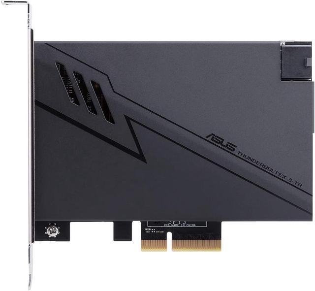 Alt view image 2 of 10 - ASUS ThunderboltEX 3-TR Expansion Card for Z490 (Intel 10th Gen CPUs) Motherboard (PCIe 3.0 x4 Interface, 2 x Thunderbolt 3 USB Type-C Ports with 100w USB Quick Charge, 2 x Mini DisplayPort in Ports)