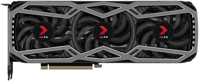 Alt view image 7 of 14 - PNY GeForce RTX 3080 10GB XLR8 Gaming Revel Epic-X RGB Triple Fan Graphics Card LHR
