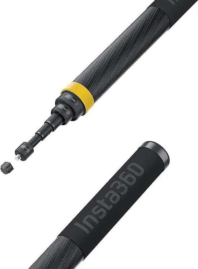 Alt view image 2 of 10 - Insta360 3m 9.8ft Extended Edition Selfie Stick for ONE X2, ONE R, ONE X, ONE Action Camera