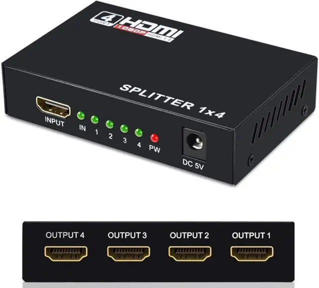 Main image of SANOXY 4x1 HDMI 1 in 4 out Switch