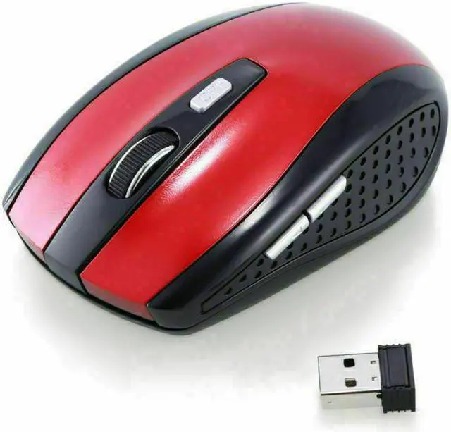 Main image of SANOXY 2.4GHz Wireless Optical Mouse Mice & USB Receiver For PC Laptop Computer DPI USA - Black2.4GHz Wireless Optical Mouse Mice & USB Receiver For PC Laptop Computer DPI USA - Red