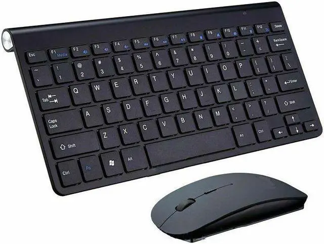 Main image of 2.4G Compatible Mini Wireless Keyboard And Mouse Set Black
