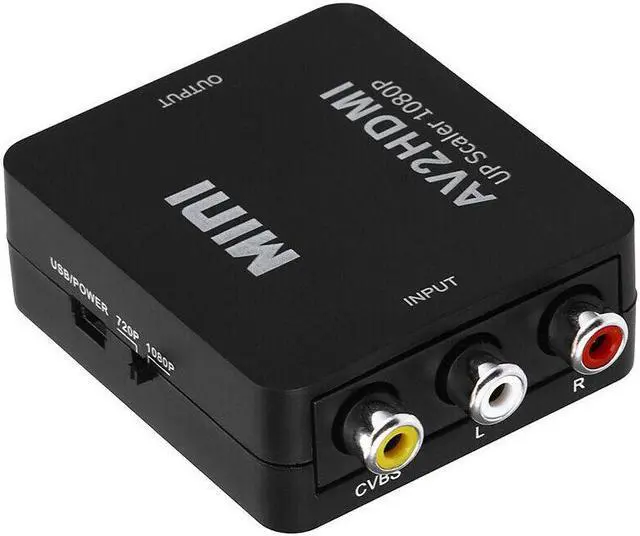 Main image of RCA to HDMI Converter Composite AV CVBS Video Adapter 720p 1080p W ii NES SNES