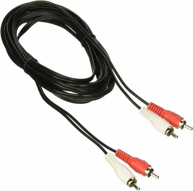 Main image of RCA Stereo Audio Cable Dual RCA Male Gold-Plated AV Cord FOR HDTV DVD VCR (6 FT)